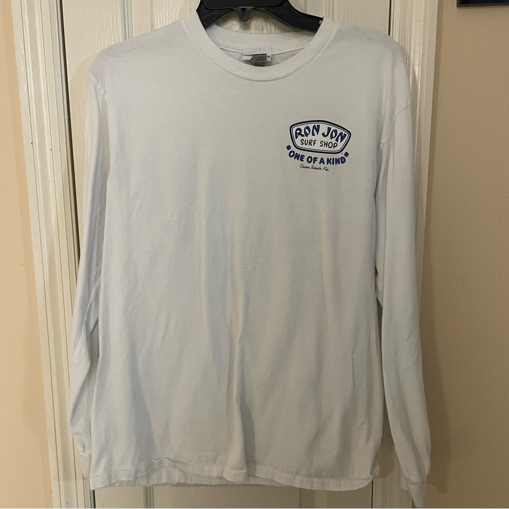 Ron Jon White Long Sleeve Tee (Cocoa Beach)